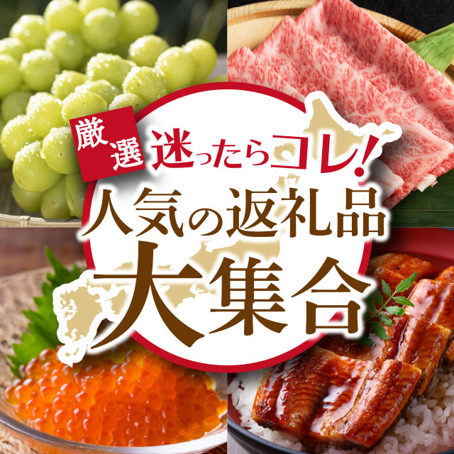 厳選！迷ったらこれ！人気の返礼品大集合！