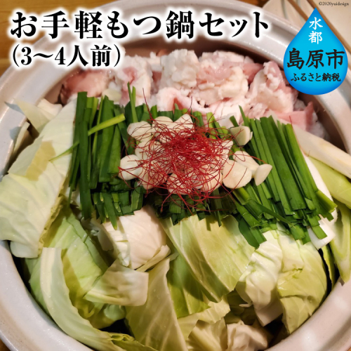 AE248お手軽もつ鍋セット（3～4人前） 100604 - 長崎県島原市