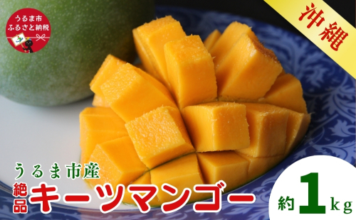 【うるマルシェ厳選】野菜のプロが選んだ!絶品キーツマンゴー 約1kg 1006156 - 沖縄県うるま市