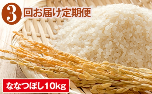 ◆3ヶ月連続定期便◆JAきょうわ米  ななつぼし10kg 100657 - 北海道共和町
