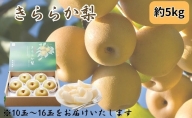 藤岡さんが作ったきららか梨(幸水・豊水)約5kg  フルーツ なし 果物