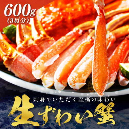 鮮度抜群！お刺身でも食べられる！カット生ズワイガニ 3肩分 1006907 - 京都府京丹後市