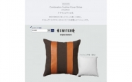 Combination Cushion Stripe ブラウン×キャメル＜SWOF＞【1426398】