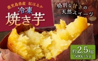 AS-2117 紅はるか 冷凍焼芋 約2.5kg(約500g×5袋) 冷凍 焼芋 芋 いも さつまいも サツマイモ お菓子 鹿児島市 薩摩川内市
