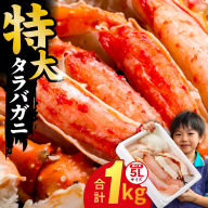 【圧倒的企業努力】ボイルタラバガニ 1kg 特大 5Lサイズ カット済み【ボイル カニ かに 1kg 訳あり 部位 サイズ不揃い 蟹 たらば蟹 タラバ蟹 タラバカニ 海鮮 魚介】 G1783-1