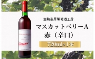 【高原のフレッシュワイン】マスカットベリーA（赤・辛口）