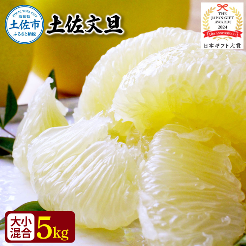 【日本ギフト大賞2024受賞】先行予約 園主こだわりの土佐文旦 5キロ 大小混合（４L - Mサイズ） 2026年1月下旬より順次発送 やの一果彩 1020204 - 高知県土佐市
