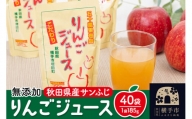 無添加りんごジュース(サンふじ) 40パック