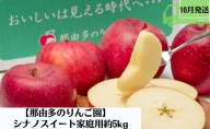 10月発送 家庭用 シナノスイート 約5kg【那由多のりんご園・平川市産】