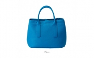 豊岡鞄　レザーミニトートバッグ　CITE-015（ブルー）
