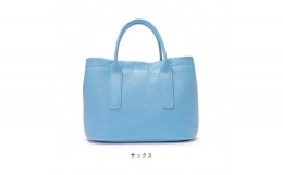 【ふるさと納税】豊岡鞄 レザーミニトートバッグ CITE-015（サックス）