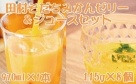 田村そだちみかんゼリー＆ジュースセット/果物 くだもの フルーツ みかん ゼリー ジュース