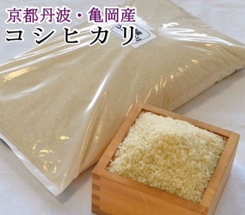 米 20kg（5kg×4袋）京都丹波産 コシヒカリ 白米＜JA京都 たわわ朝霧＞ 発送に合わせて精米 京都丹波産 特Ａ 1027653 - 京都府亀岡市