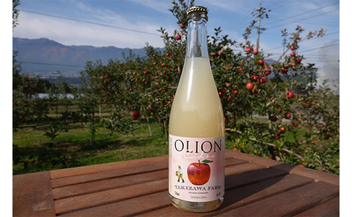 【信州産りんご】甘口シードル「OLION」（750ml×1本） 102810 - 長野県駒ヶ根市