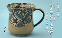 乾山写絵替シリーズの大きなマグカップができました！スイーツとともにたっぷりの珈琲、またミルク多めのミルクティー、等幅広くお使い頂けます。軽やかで繊細な作りでありながら、しっとりと手になじむ感触、落ち着