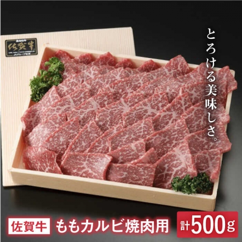 とろける美味しさ 佐賀牛ももカルビ焼肉用 500g【アスタラビスタ】[FAM004] 103325 - 佐賀県吉野ヶ里町