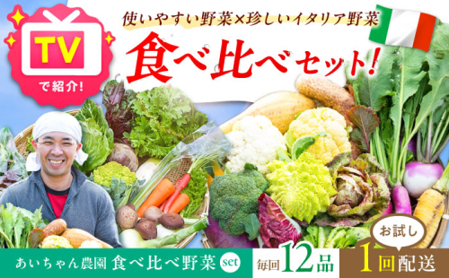 【12品】「使いやすい野菜」×「珍しいイタリア野菜」食べ比べセット【吉野ヶ里あいちゃん農園】 [FAA029] 103373 - 佐賀県吉野ヶ里町