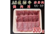『A5等級』飛騨牛赤身肉焼肉用300g　モモ又はカタ肉【1432065】