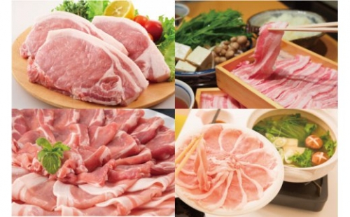 鹿児島県産豚厚切りステーキ&豚4部位食べ比べわいわいセット4.4ｋｇ 1037437 - 鹿児島県肝付町