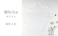 EP-51-a 東大阪繊維研究所のオーガニック超長綿 タック襟Ｔシャツ ホワイトM（HOFI-021）