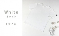 EP-51-b 東大阪繊維研究所のオーガニック超長綿 タック襟Ｔシャツ ホワイトL（HOFI-021）