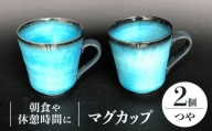 【美濃焼】 マグカップ 2個 ペアセット （つや有） 【東山窯】 [TDU006]