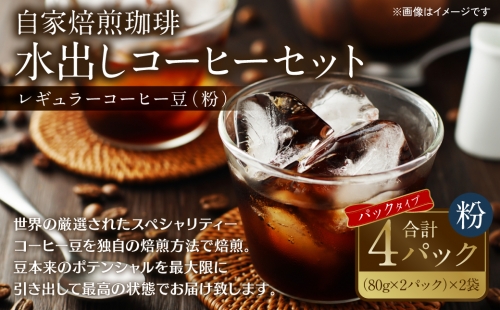 自家焙煎珈琲 水出しアイスコーヒーパック 320g 1044723 - 熊本県八代市