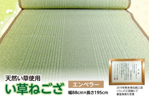 い草ねござ エンペラー 幅88cm×長さ195cm 八代市産 1045693 - 熊本県八代市