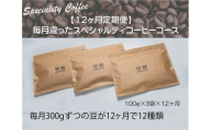 【早苗】焙煎珈琲豆（★12か月定期便★　毎月違ったスペシャルティコーヒーコース　計12種）豆