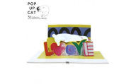 【POP UP CAT】山城隆一のネコのポップアップ絵本①『LOVE』