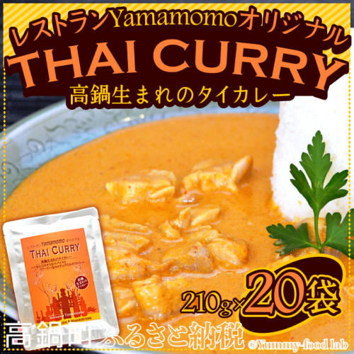 ＜レストランYamamomoオリジナル 高鍋生まれのタイカレー20個＞ 104862 - 宮崎県高鍋町