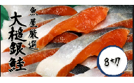 大槌銀鮭(ひと塩)切り身8切(1切れ真空包装約80g～100g)
