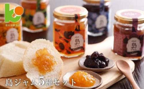 島ジャム５種セット　　[オレンジ ブルーベリー いちじく びわ ] 1051993 - 兵庫県淡路市