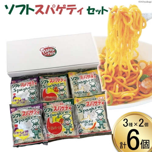 【AH054】 ソフトスパゲティ（3種×2個） 6食セット 1053424 - 長崎県島原市