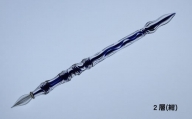 【ガラスペン】カネモオリジナル 軸径10mm (カラー：２層(紺))