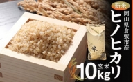 GB10　令和5年産新米　岡山県倉敷市産 ヒノヒカリ　玄米10kg
