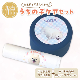 プチ缶とうちの子専用みつろう肉球リップクリームのお得なセットです。セミオーダーですので、可能な限りご要望にお応えしてデザイン致します。ご寄附後、メール等で打ち合わせを進めさせていただきます。 ◆ご寄附