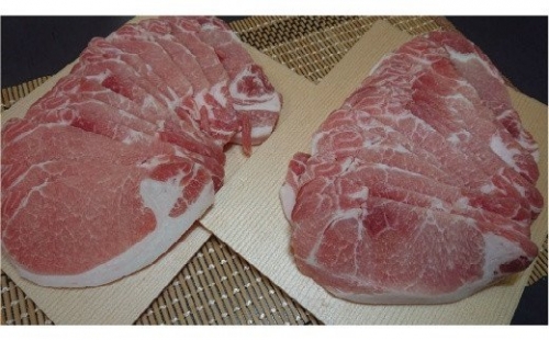 K1436 茨城県産豚肉ローススライス　1.0kg（500g×2袋） 106010 - 茨城県境町