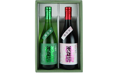 K1452 さかいの地酒・美山錦吟醸と美山錦純米吟醸(720ml×2本） 106024 - 茨城県境町