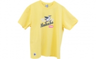 CHUMS HAKUBAオリジナルTシャツ「SKI JUMP BOOBY」メンズ サイズ:L / カラー:イエロー[B0016-08]