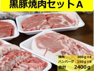 北海道　黒豚焼肉Aセット1.2kg・ハンバーグ8個