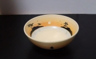 京都 伝統 工芸品 京絵付け平茶碗（南国）