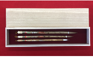 熊野筆　書筆 伝統工芸士作 3本セット