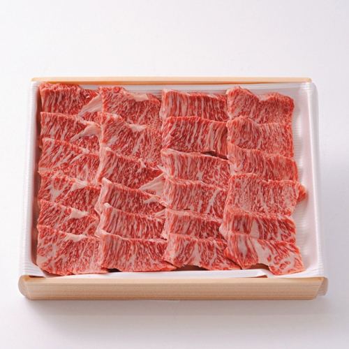 国産 牛肉 鶴形牛バラカルビ焼肉用 約500g A4ランク以上 秋田県産 1074762 - 秋田県能代市