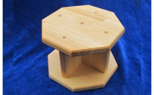 手作り木製 正座用補助椅子（高さ15cm） 010B1287 1077352 - 大阪府泉佐野市