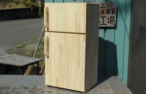 手作り木製 収納メインの大型冷蔵庫 099H2208 1077476 - 大阪府泉佐野市