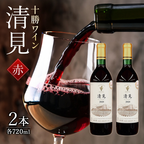 十勝ワイン 清見2本 赤ワイン 北海道ワイン 高級ワイン 北海道池田町 フレンチオーク樽使用 ビンテージ 1077527 - 北海道池田町