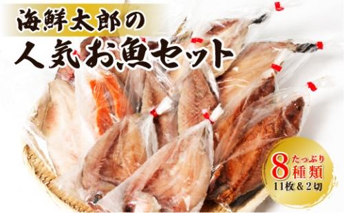 海鮮太郎の人気お魚セット 干物 切り身 開き アジ ホッケ サバ サーモン 鯛 1077847 - 熊本県八代市