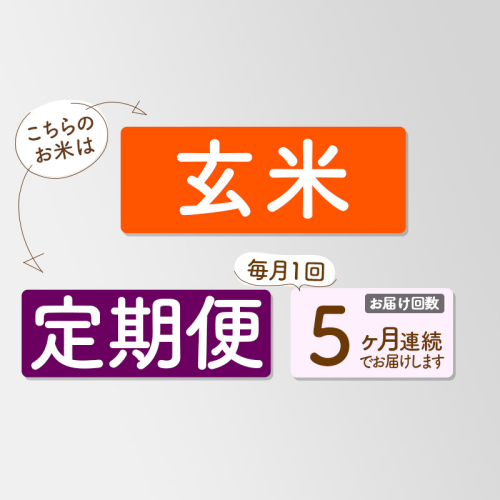 玄米】＜新米＞ 《定期便5ヶ月》秋田県産 あきたこまち 10kg (5kg×2袋