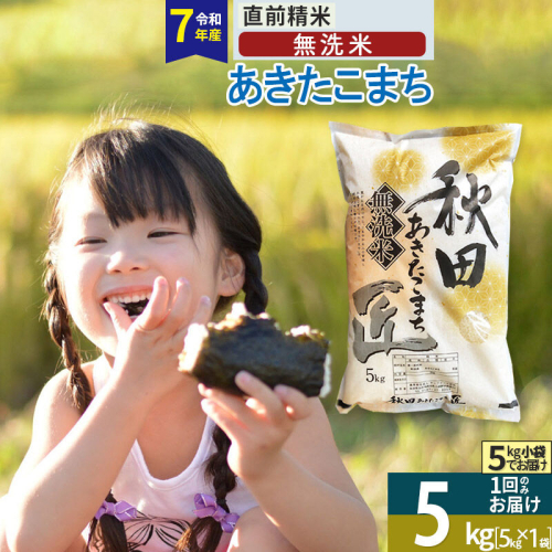 【無洗米】＜令和7年産＞秋田県産 あきたこまち 5kg (5kg×1袋) 5キロ お米 匠 [サンファーム西木] 1078328 - 秋田県仙北市
